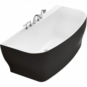 Акриловая ванна 165x78 см BELBAGNO BB74-NERO-W0