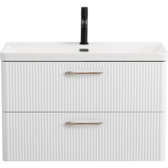 База под раковину BELBAGNO DUE-800-2C-SO-BL-P подвесная с двумя выкатными ящиками Bianco Lucido 800x422x500 База под раковину BELBAGNO DUE-800-2C-SO-BL-P подвесная с двумя выкатными ящиками Bianco Lucido 800x422x500