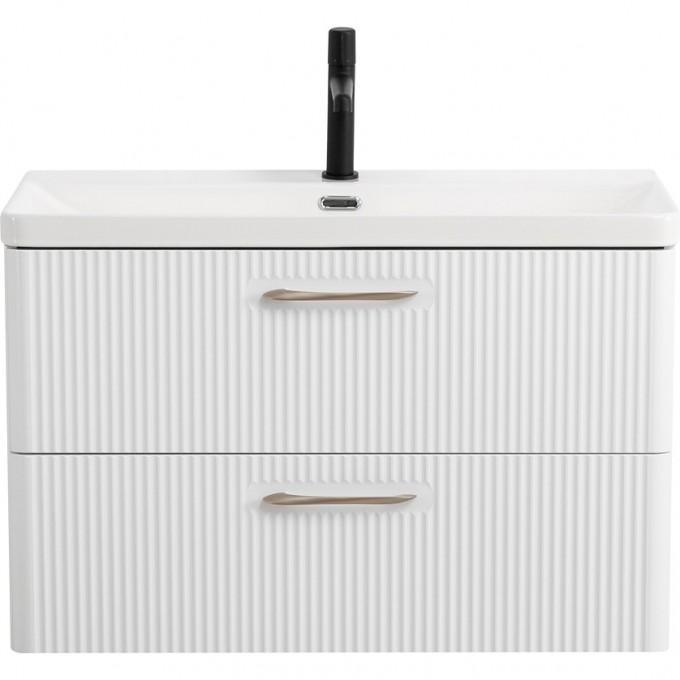 База под раковину BELBAGNO подвесная с двумя выкатными ящиками Bianco Lucido 800x422x500 DUE-800-2C-SO-BL-P База под раковину BELBAGNO подвесная с двумя выкатными ящиками Bianco Lucido 800x422x500 DUE-800-2C-SO-BL-P