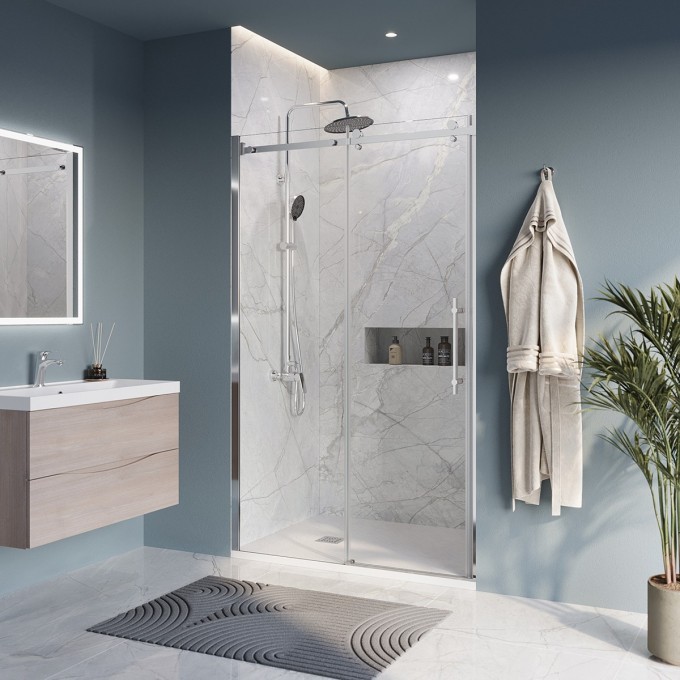 Душевая дверь BELBAGNO MARINO-BF-1-110-C-Cr Душевая дверь BELBAGNO MARINO-BF-1-110-C-Cr