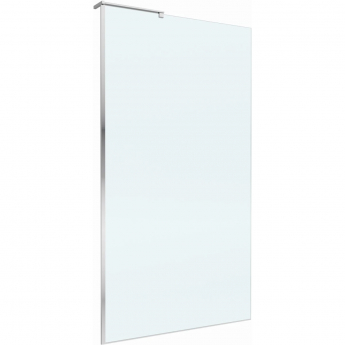 Душевая перегородка BELBAGNO UNO UNO-L-1-TB-100-C-Cr 100 см, профиль хром, стекло прозрачное