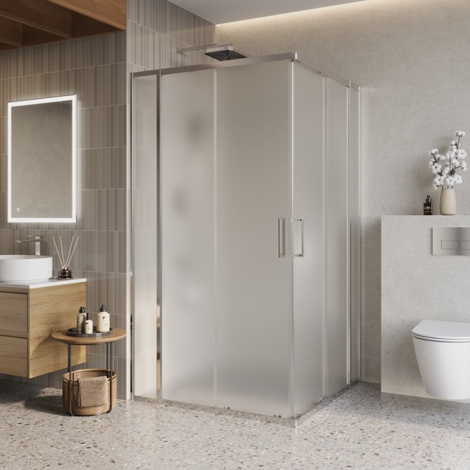 Душевой уголок BELBAGNO LUCE-A-22-90+20-P-Cr Душевой уголок BELBAGNO LUCE-A-22-90+20-P-Cr