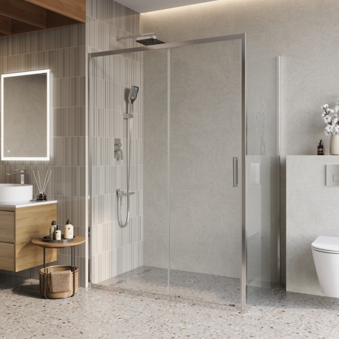 Душевой уголок BELBAGNO LUCE-AH-1-140/90-C-Cr Душевой уголок BELBAGNO LUCE-AH-1-140/90-C-Cr