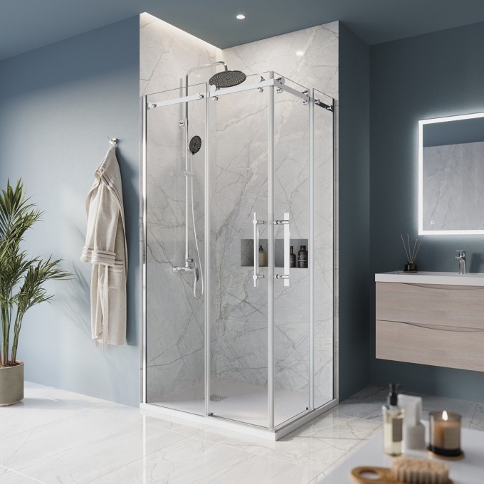 Душевой уголок BELBAGNO MARINO-AH-2-100/80-C-CR Душевой уголок BELBAGNO MARINO-AH-2-100/80-C-CR