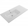 Керамическая раковина BELBAGNO BB1000ETL-L, чаша слева, 1010x460x175