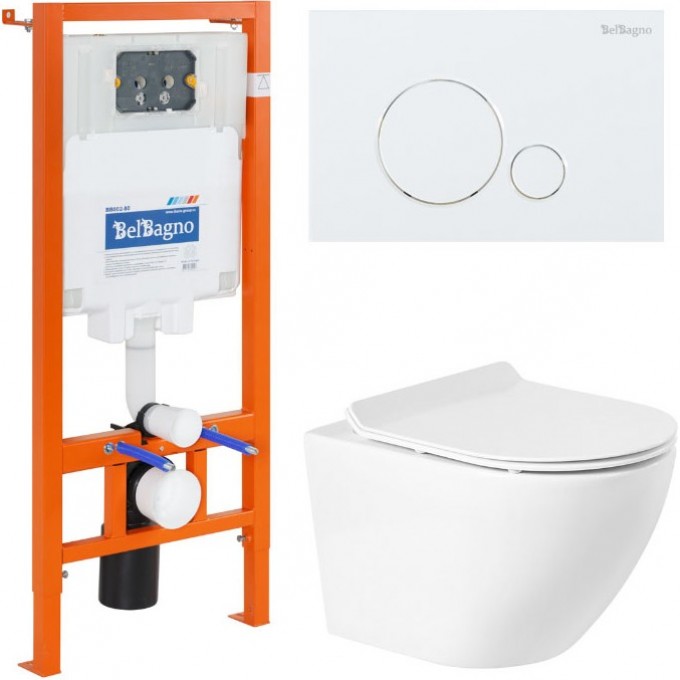 Комплект 4в1 BELBAGNO BB046CHR/BB2111SC/BB002-80/BB014-SR-BIANCO