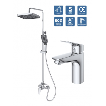 Комплект для ванной BELBAGNO DUE-DOCM/LVM-CRM