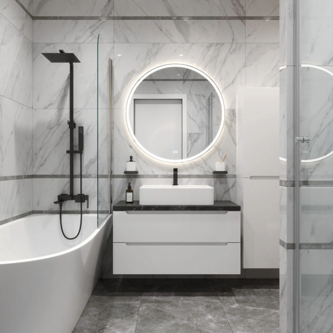 Тумба Bianco Lucido 100 см BELBAGNO ETNA ETNA100BL-KEPMNO-1338-SET Тумба Bianco Lucido 100 см BELBAGNO ETNA ETNA100BL-KEPMNO-1338-SET