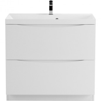 Тумба Bianco Lucido 89,6 см BELBAGNO MARINO MARINO-900-2C-PIA-BL-P Тумба Bianco Lucido 89,6 см BELBAGNO MARINO MARINO-900-2C-PIA-BL-P