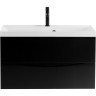 Тумба Nero Lucido 89,6 см BELBAGNO MARINO MARINO-900-2C-SO-NL-P