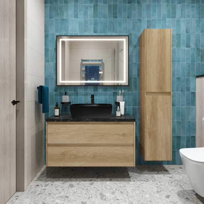 Тумба Rovere Nebrasca Nature 100 см BELBAGNO KRAFT KRAFT100RNN-KEPMNO-1302-H301-SET Тумба Rovere Nebrasca Nature 100 см BELBAGNO KRAFT KRAFT100RNN-KEPMNO-1302-H301-SET
