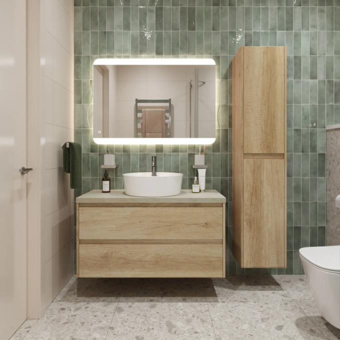 Тумба Rovere Nebrasca Nature 80 см BELBAGNO KRAFT KRAFT80RNN-KEPMCO-1306-SET Тумба Rovere Nebrasca Nature 80 см BELBAGNO KRAFT KRAFT80RNN-KEPMCO-1306-SET