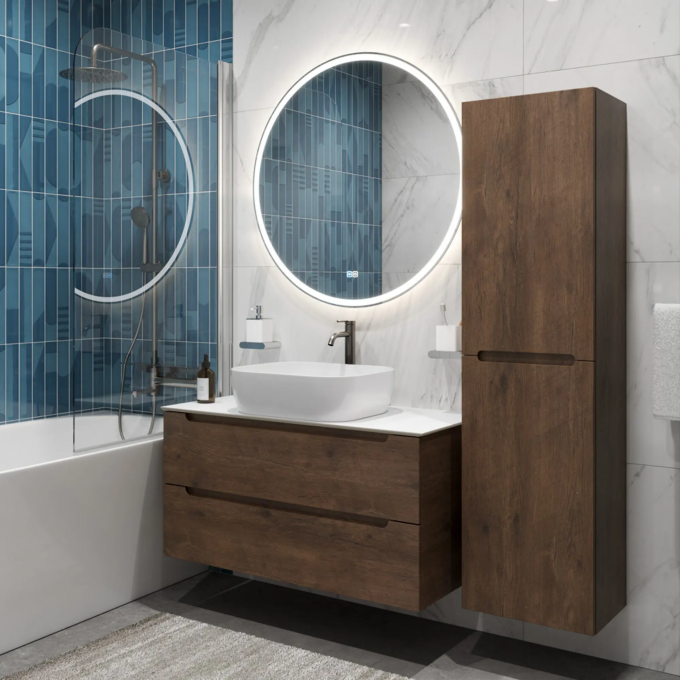 Тумба Rovere Rustico 80 см BELBAGNO ETNA ETNA80RW-KEPBO-1302-SET Тумба Rovere Rustico 80 см BELBAGNO ETNA ETNA80RW-KEPBO-1302-SET