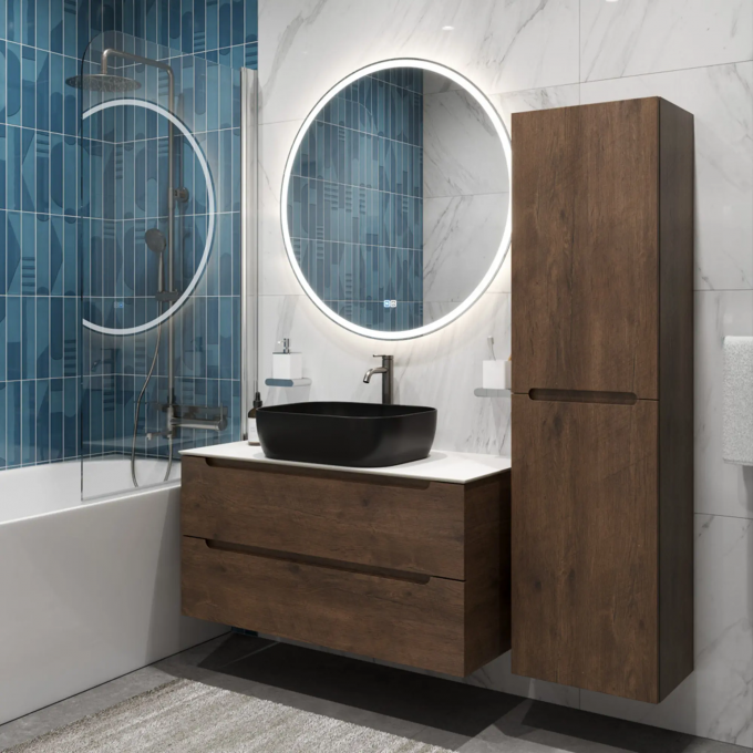 Тумба Rovere Rustico 80 см BELBAGNO ETNA ETNA80RW-KEPBO-1302H301-SET Тумба Rovere Rustico 80 см BELBAGNO ETNA ETNA80RW-KEPBO-1302H301-SET