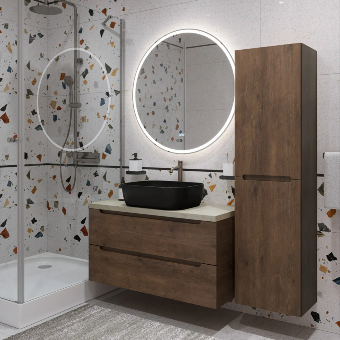 Тумба Rovere Rustico 80 см BELBAGNO ETNA ETNA80RW-KEPMCO-1302H301-SET Тумба Rovere Rustico 80 см BELBAGNO ETNA ETNA80RW-KEPMCO-1302H301-SET