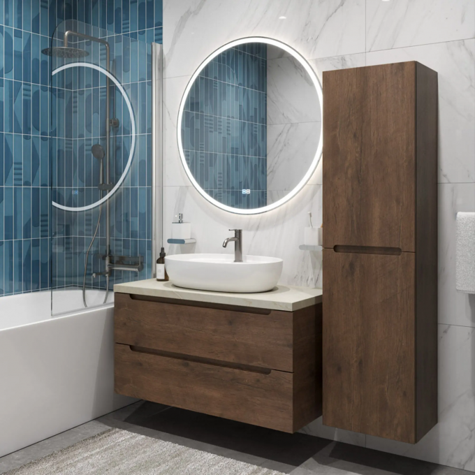 Тумба Rovere Rustico 80 см BELBAGNO ETNA ETNA80RW-KEPMCO-1346-SET Тумба Rovere Rustico 80 см BELBAGNO ETNA ETNA80RW-KEPMCO-1346-SET