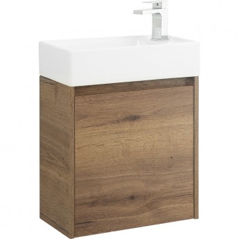 Тумба Rovere Tabacco 49,4 см BELBAGNO KRAFT KRAFT MINI-500/260-1A-SO-RT-L Тумба Rovere Tabacco 49,4 см BELBAGNO KRAFT KRAFT MINI-500/260-1A-SO-RT-L