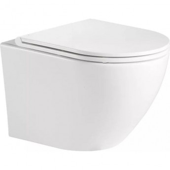 Унитаз подвесной безободковый BELBAGNO BB046CHR/BB870SC