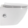 Унитаз подвесной безободковый BELBAGNO UNO с функцией биде BB3105CHR-BS/SC