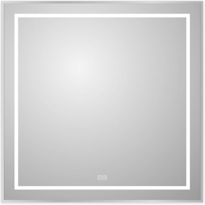 Зеркало BELBAGNO KRAFT в алюминиевой раме со встроенным светильником, 900x32x800 мм SPC-KRAFT-900-800-LED-TCH-WARM Зеркало BELBAGNO KRAFT в алюминиевой раме со встроенным светильником, 900x32x800 мм SPC-KRAFT-900-800-LED-TCH-WARM